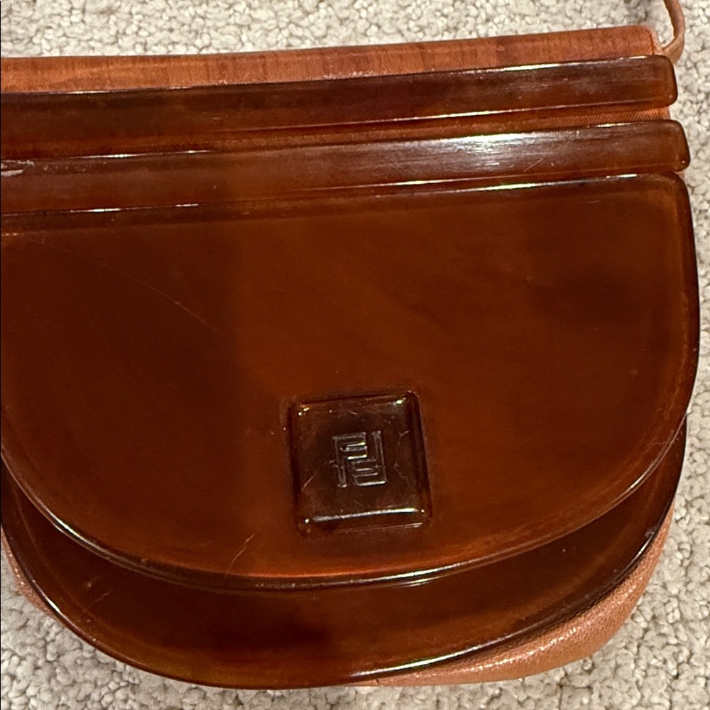 Vintage Fendi Brown Purse - Picture 2 of 10